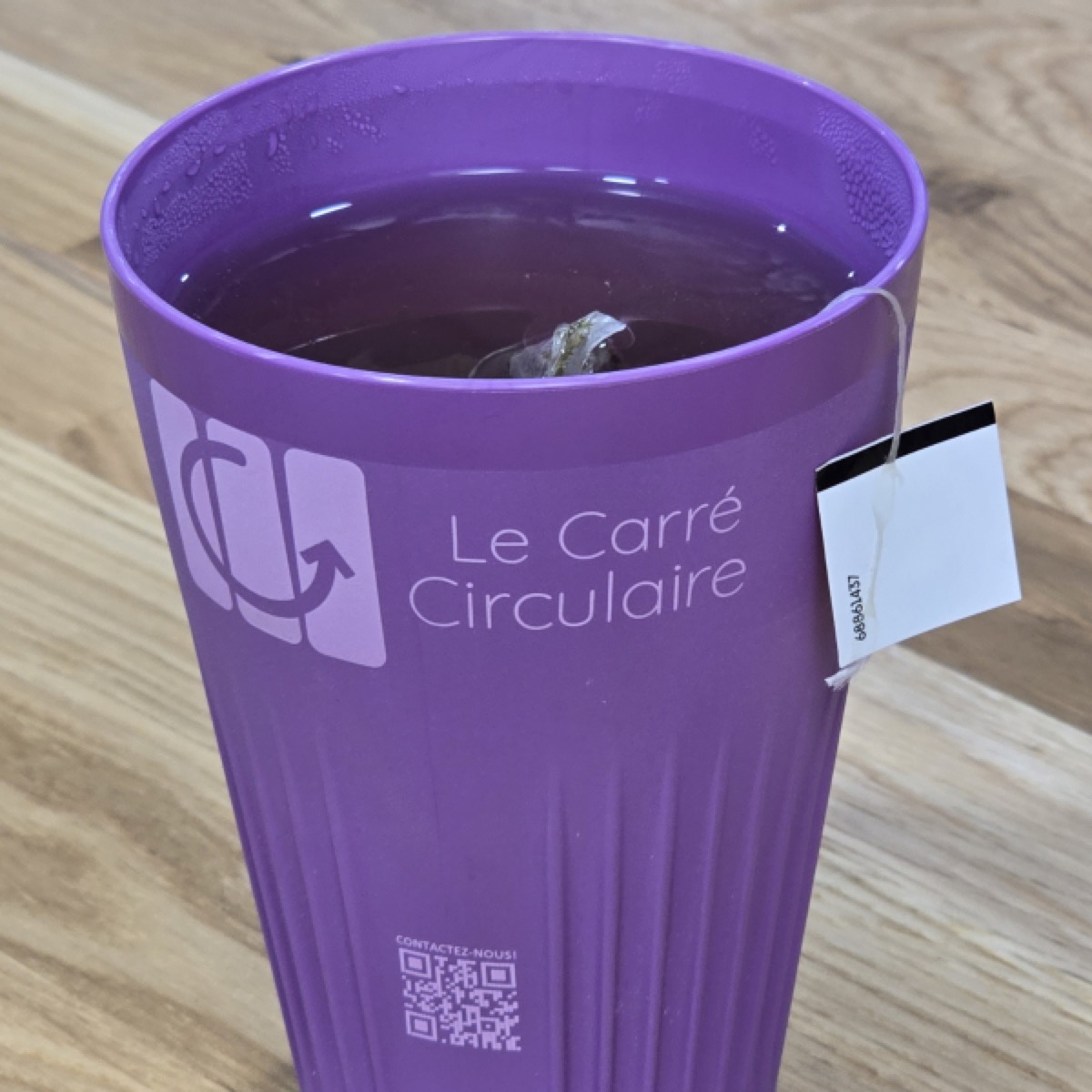 Verre biosourcé personnalisé Made in France Le Carré Circulaire · Verre de JoJo — Suméa Lyon